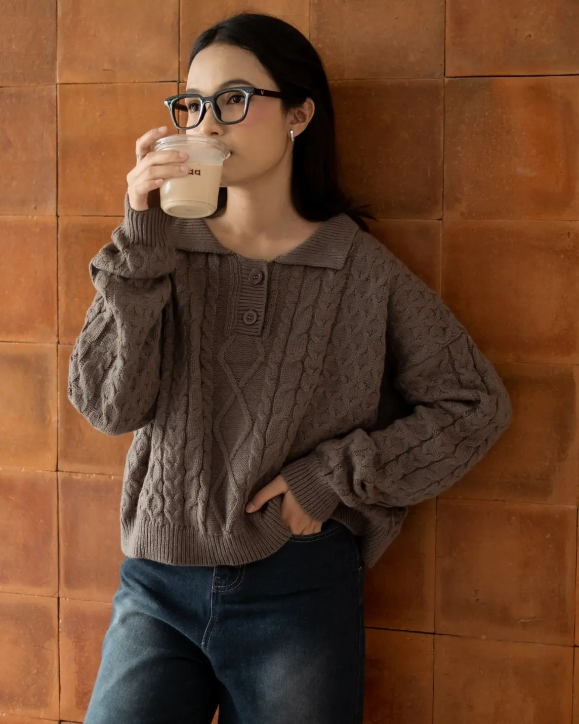 Adelaide Sweater Choco - Image 2