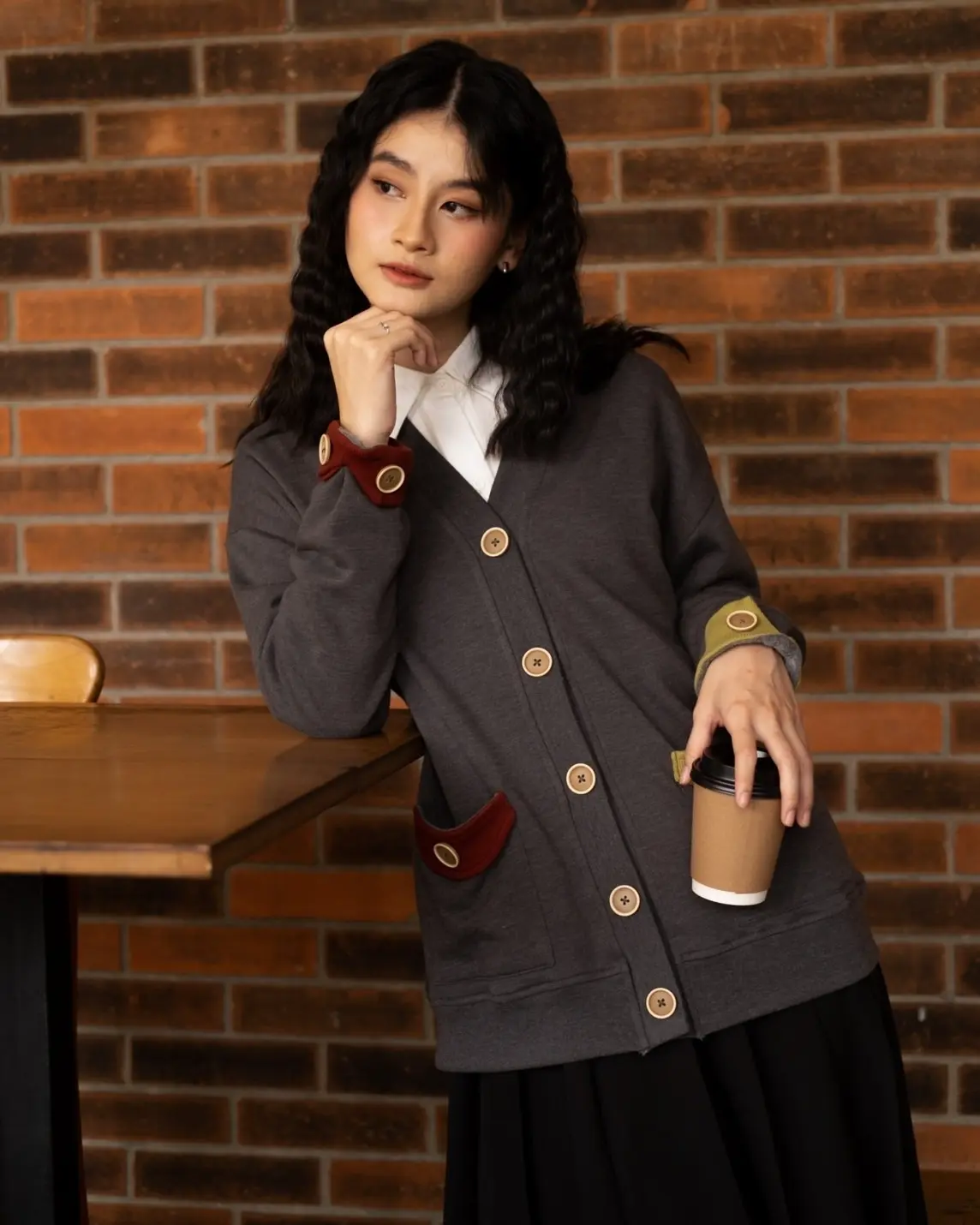 Benira Cardi Kode 4202 Dark Grey - Image 2