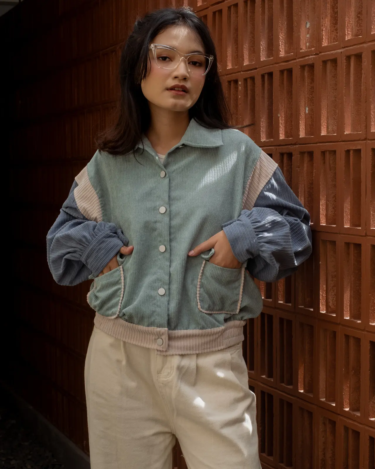 Chesy Corduroy Jacket Kode L119 Mint