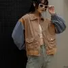 Chesy Corduroy Jacket Kode L119 Khaki - Image 4