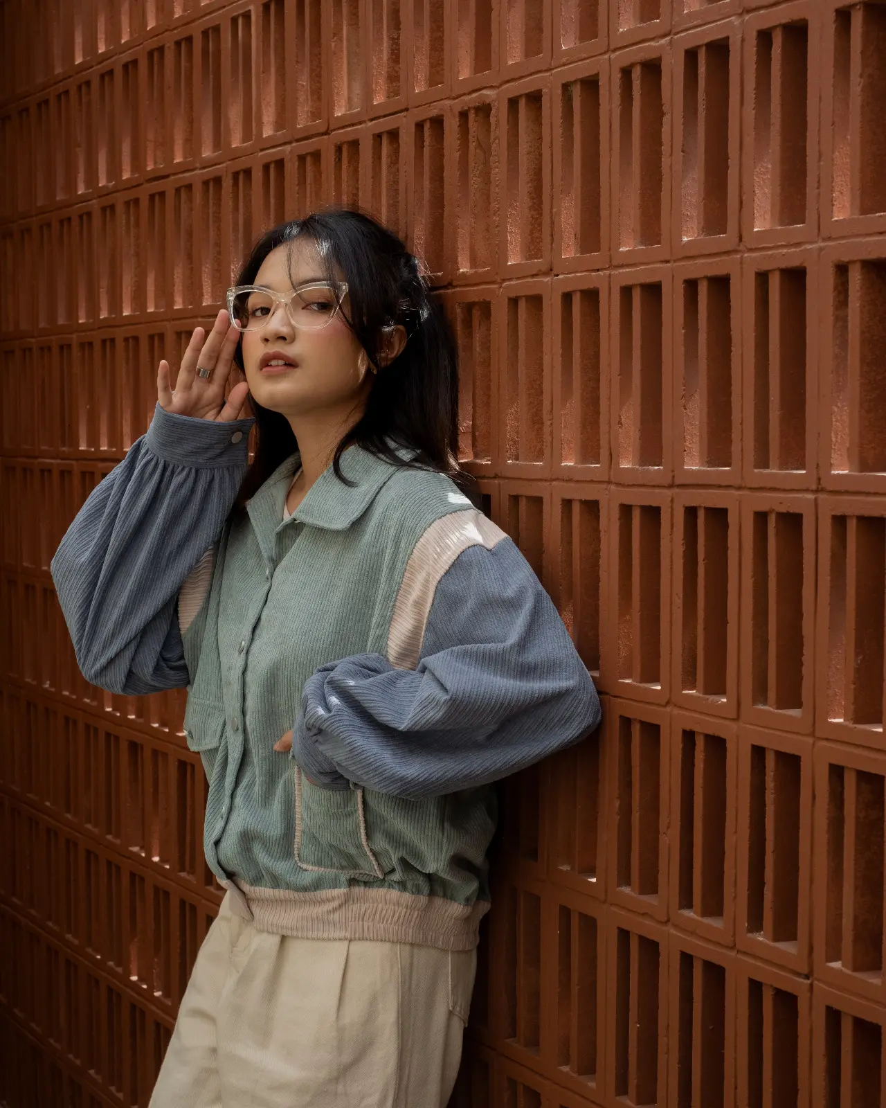 Chesy Corduroy Jacket Kode L119 Mint - Image 3