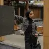 Darlene Denim Crop Jacket Dark Grey - Image 2