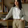 Delicia Stripe Shirt Mint - Image 3