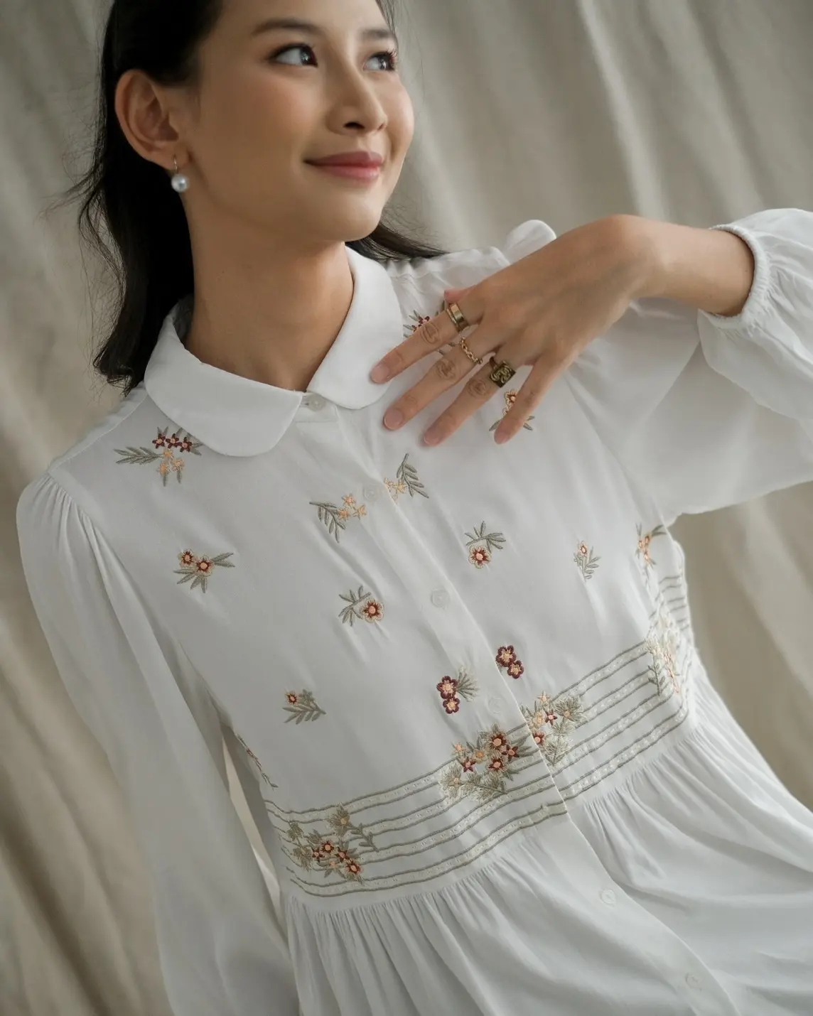 Eryna Shirt Kode 20145.4 Broken White - Image 2