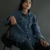 Fizea Denim Jacket Kode 291 Medium Blue - Image 3
