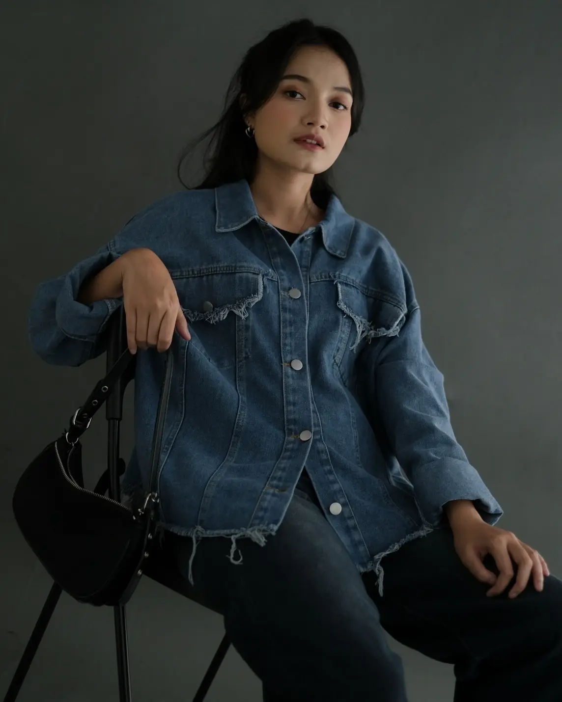 Fizea Denim Jacket Kode 291 Medium Blue - Image 3
