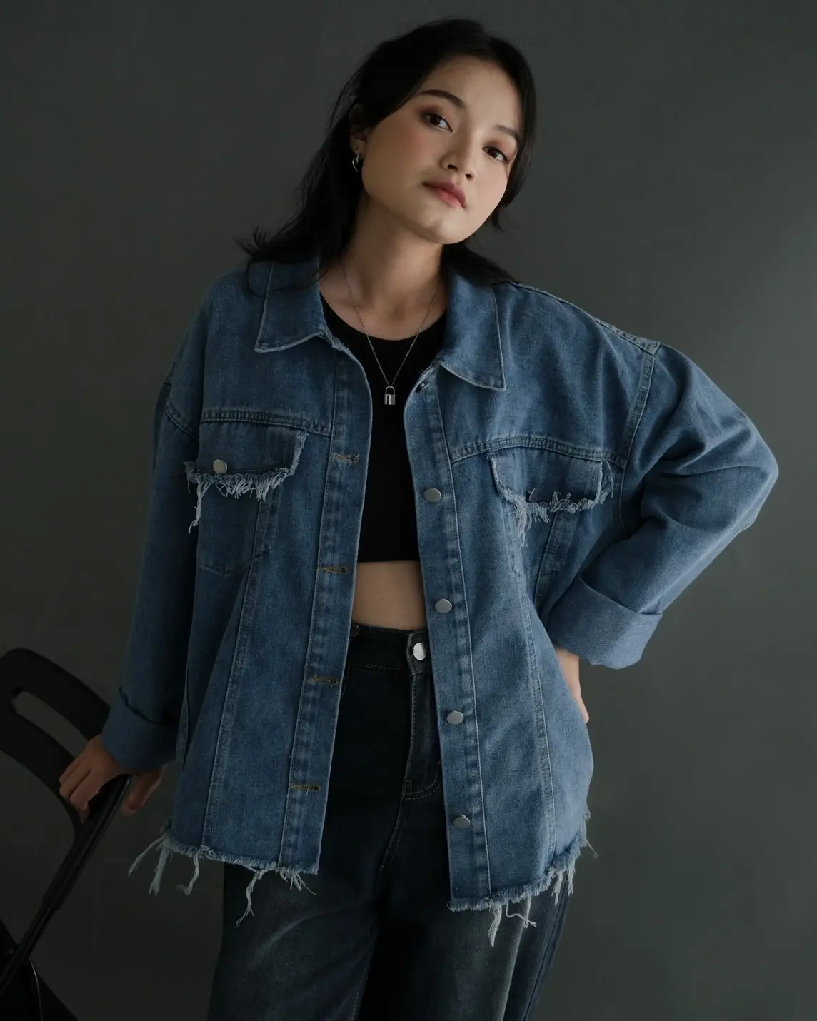 Fizea Denim Jacket Kode 291 Medium Blue