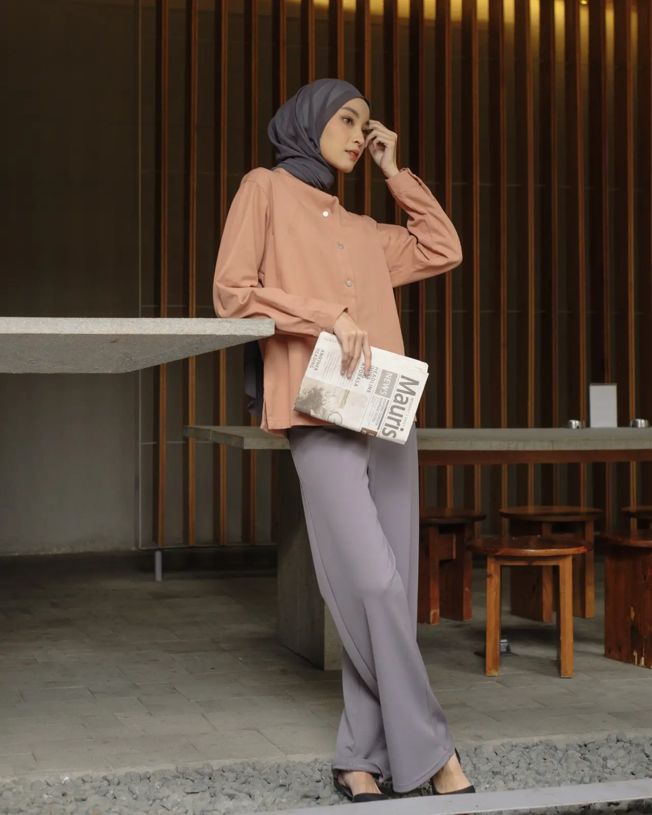 Halia Shirt Kode L126 Milo - Image 2