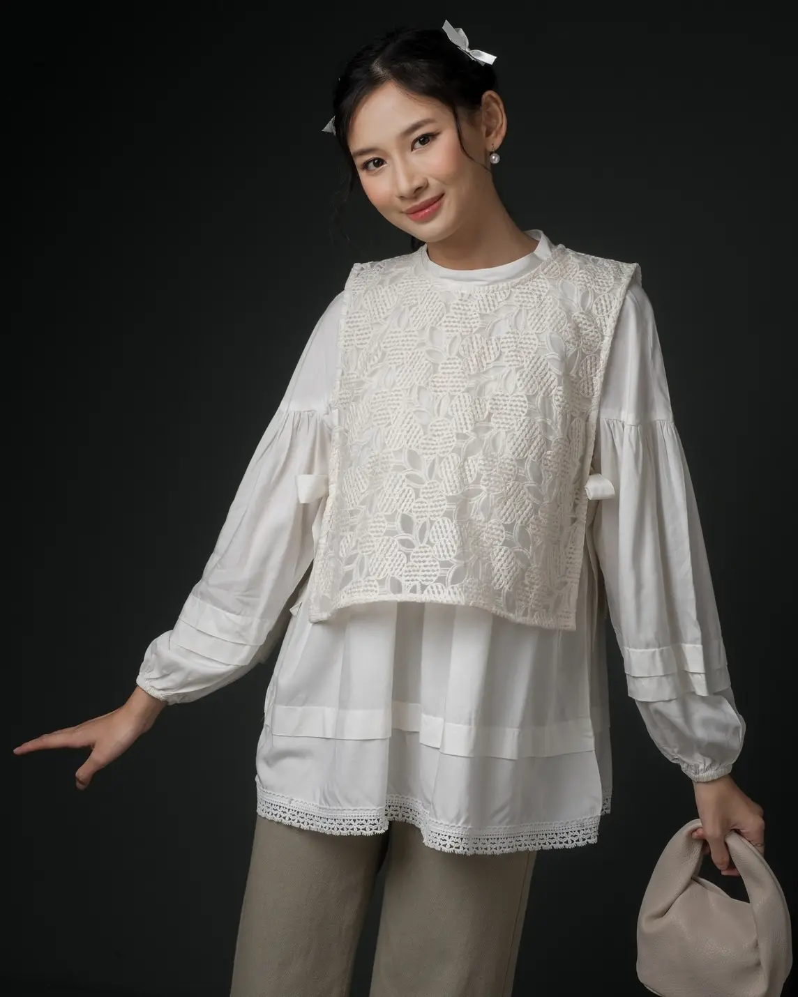 Halinka Longsleeve Kode 20154.3 Broken White - Image 2
