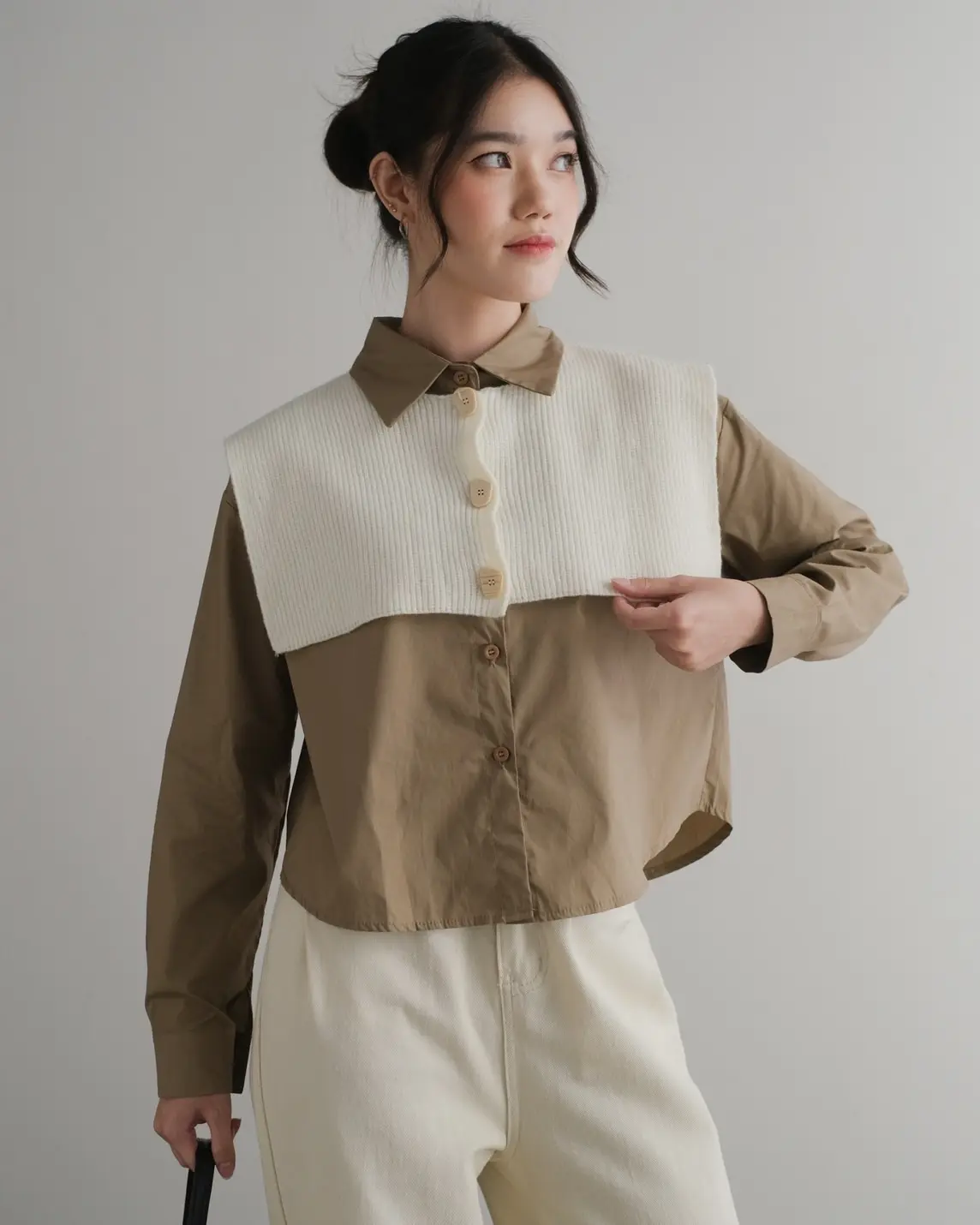 Hazima Set Kode 159 Brown-Ivory