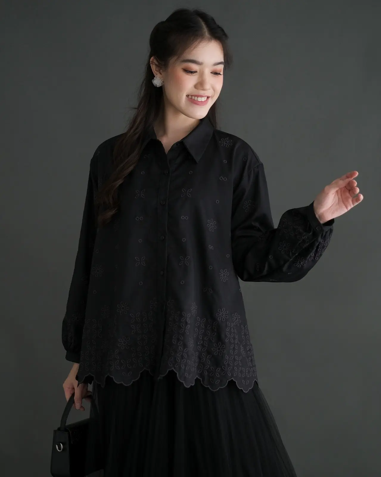 Helina Shirt Kode 1335-1 Black