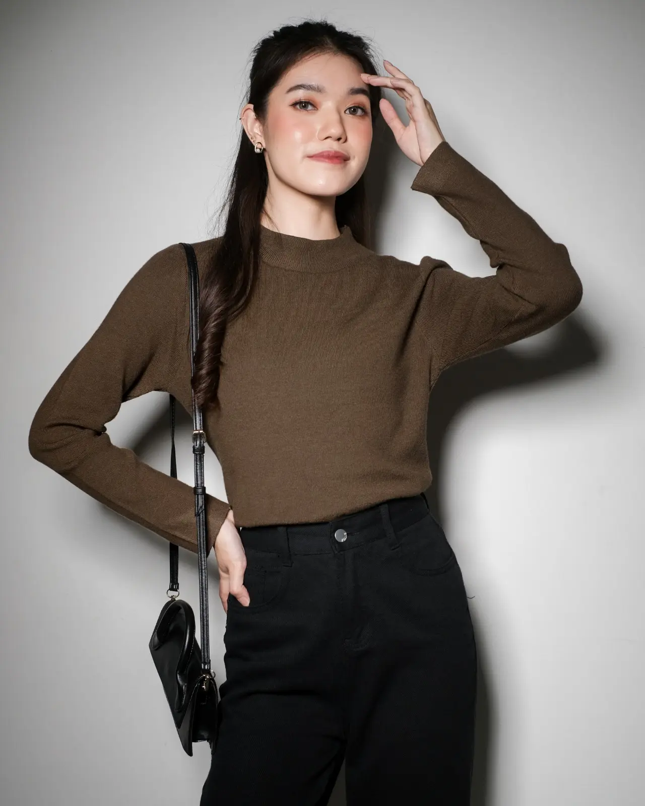 Jamila Longsleeve Kode 249 Coffee - Image 3