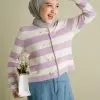 Jiana Stripe Longsleeve Kode 156 Lilac - Image 3