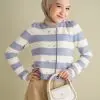 Jiana Stripe Longsleeve Kode 156 Blue - Image 3