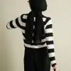 Jiana Stripe Longsleeve Kode 156 Black - Image 3