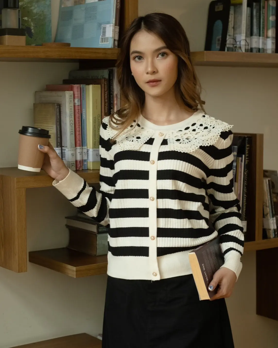 Kanza Longsleeve Kode 148 Stripe