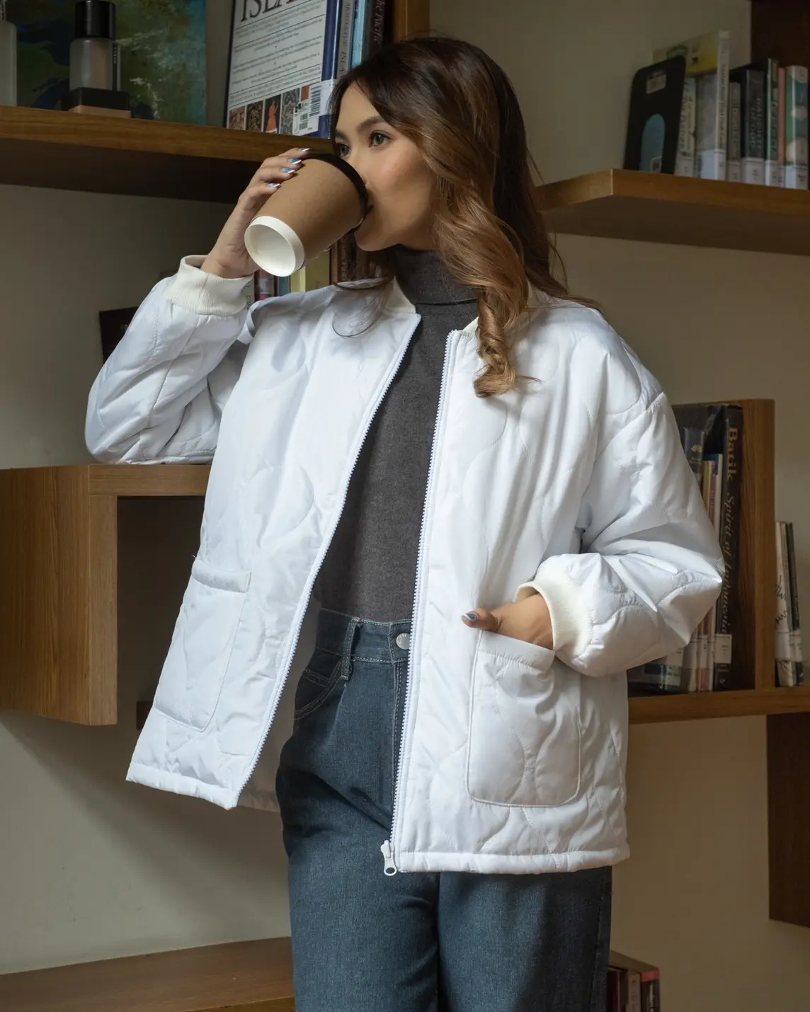 Naly Jacket Broken White