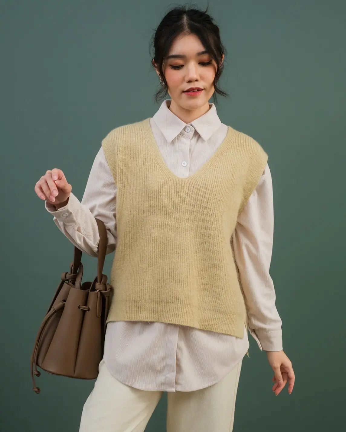 Rayana Longsleeve Kode 406 Lime - Image 2