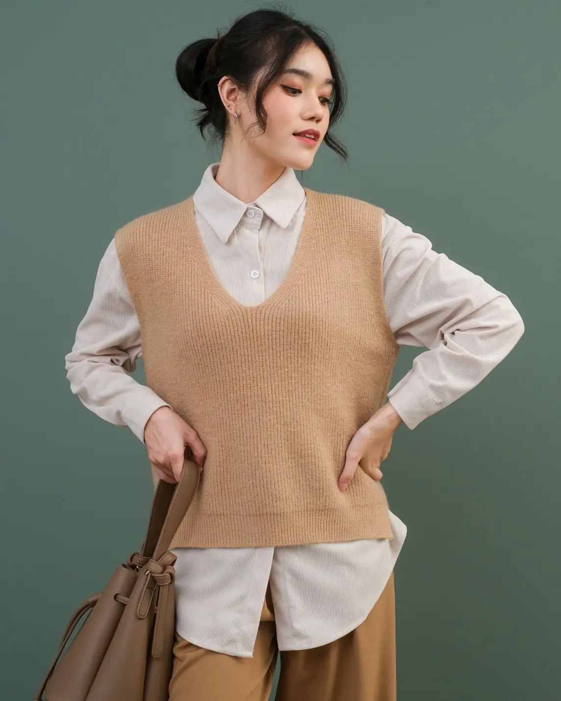 Rayana Longsleeve Kode 406 Khaki