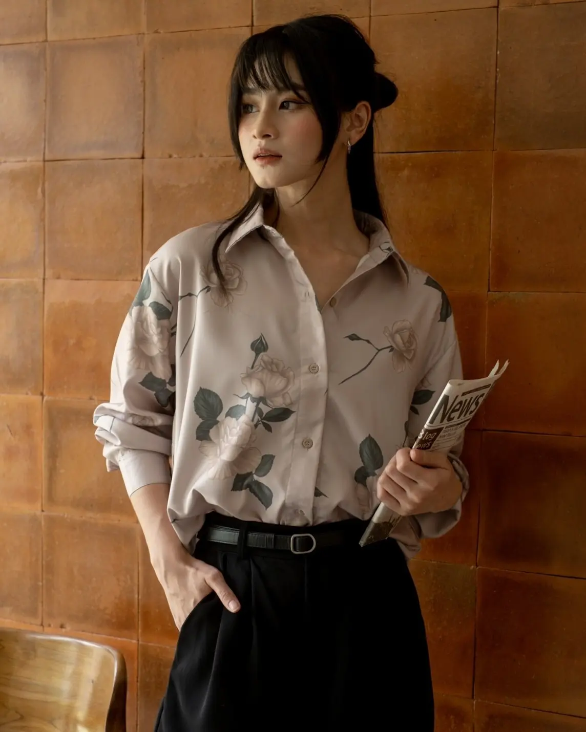 Rose Shirt Cream