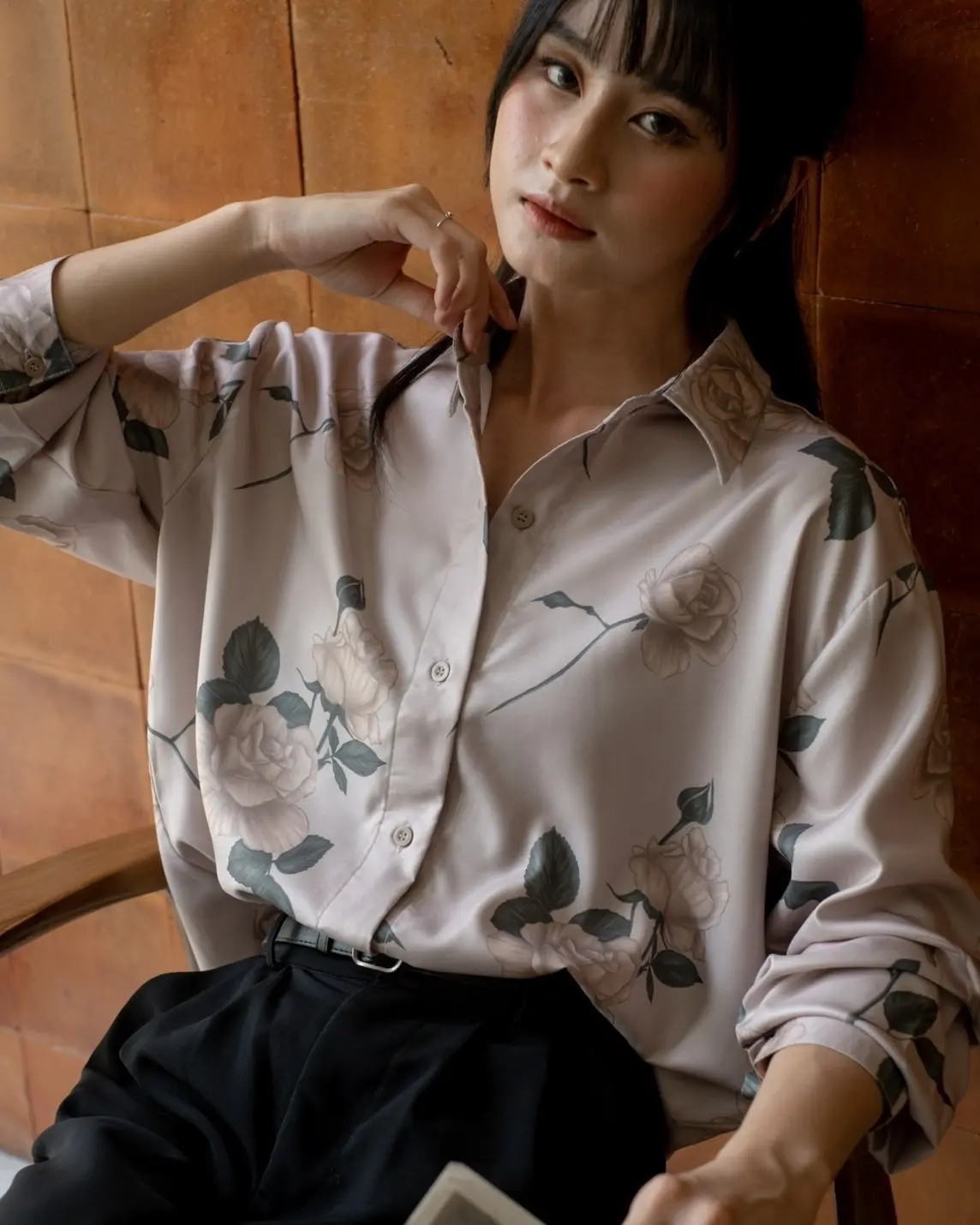 Rose Shirt Cream - Image 2