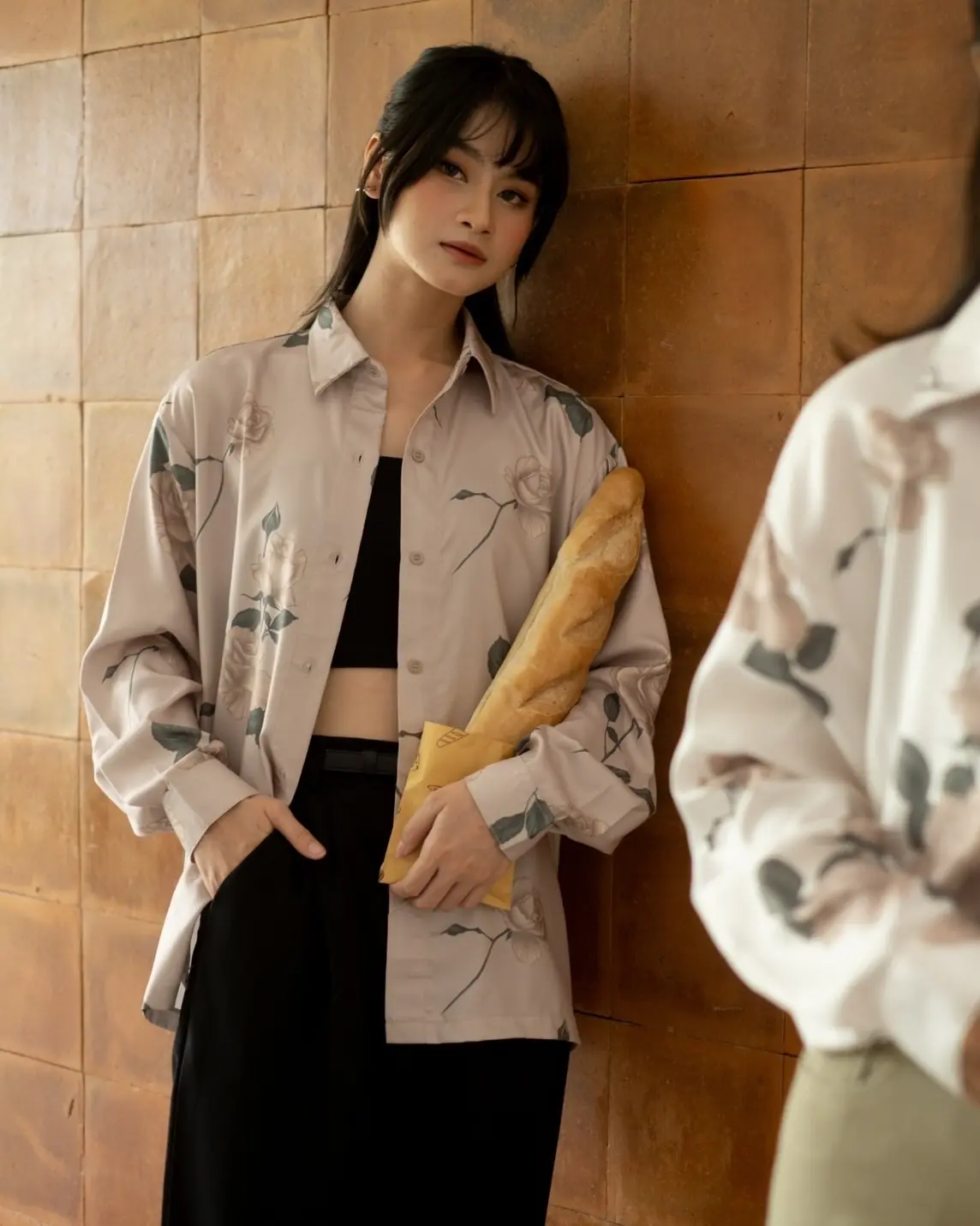 Rose Shirt Cream - Image 3
