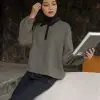 Shalby Sweater Khaki - Image 2