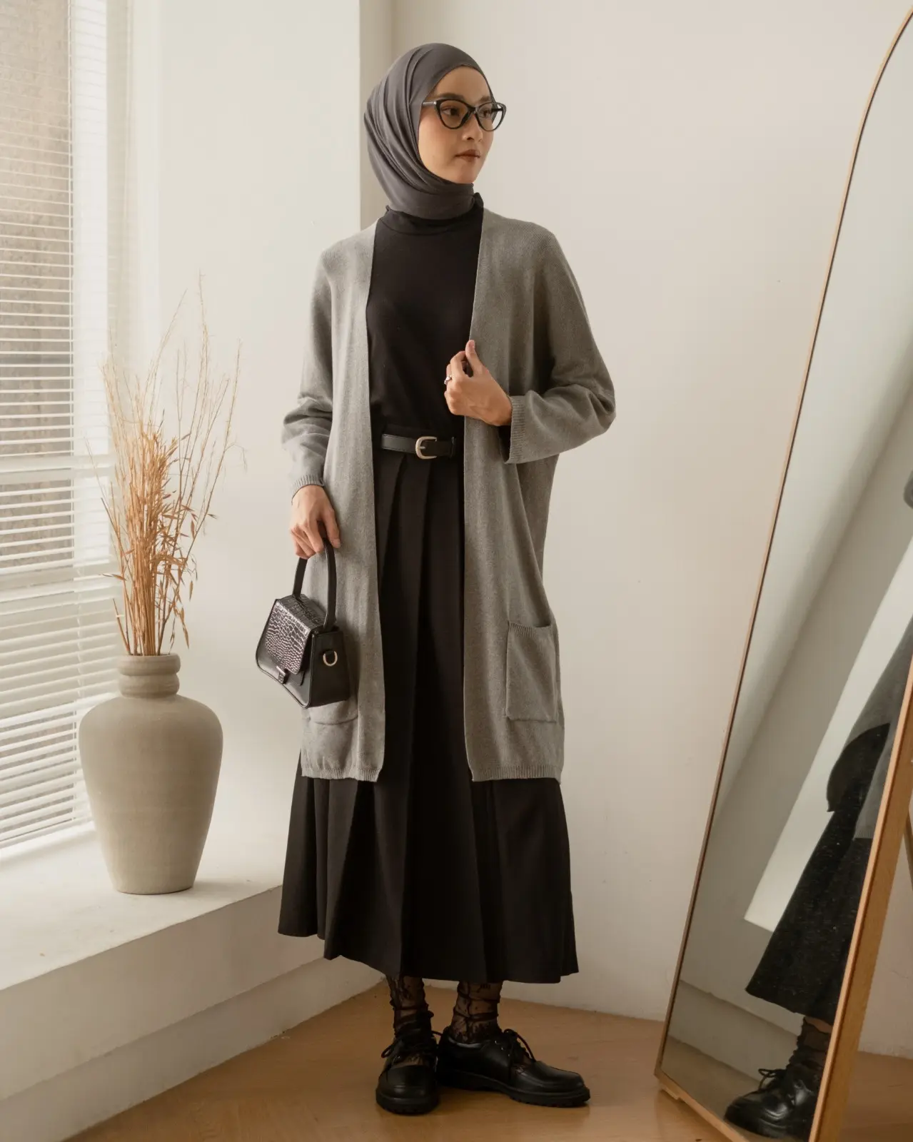 Shalone Cardi Grey