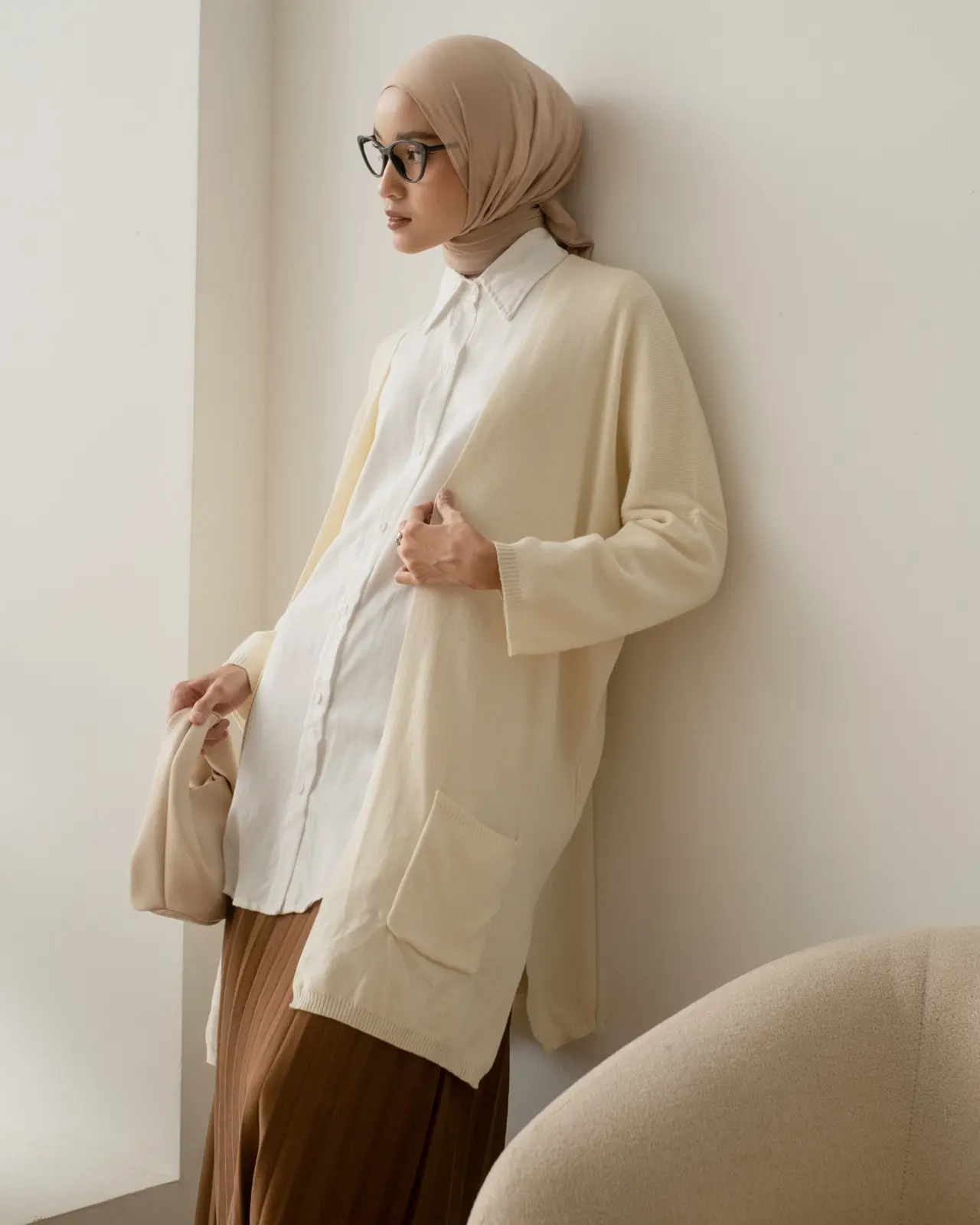 Shalone Cardi Broken White - Image 2