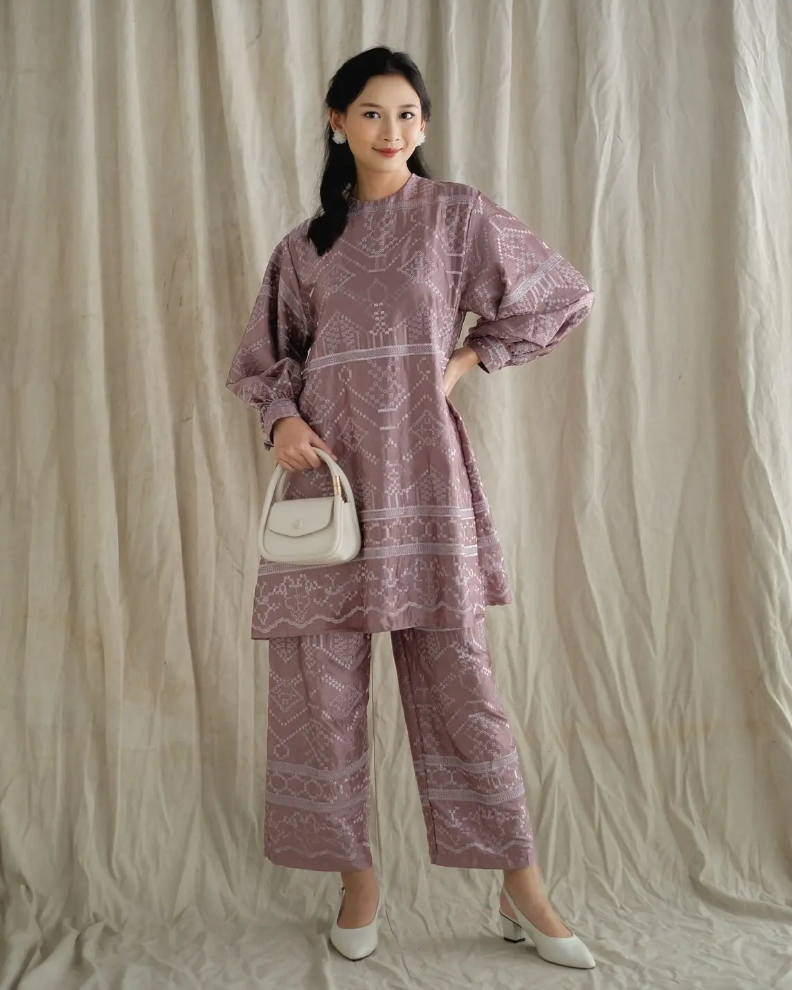 Vanesha Set Kode V3008 Lavender