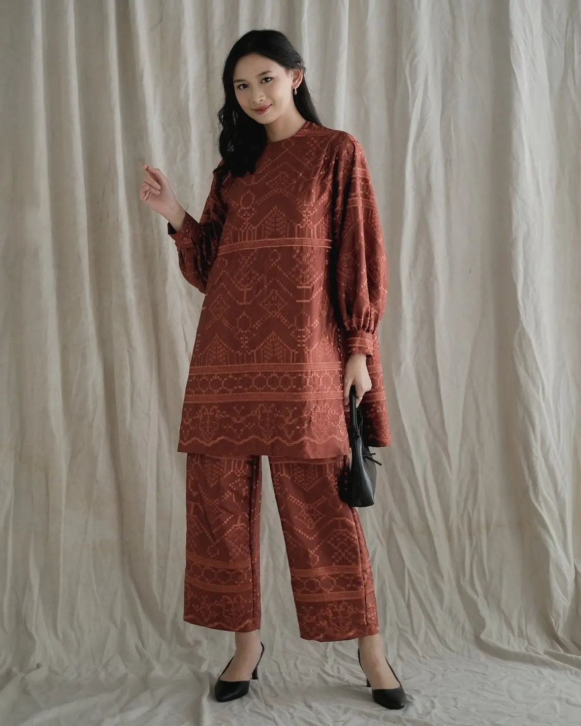 Vanesha Set Kode V3008 Terracota - Image 2