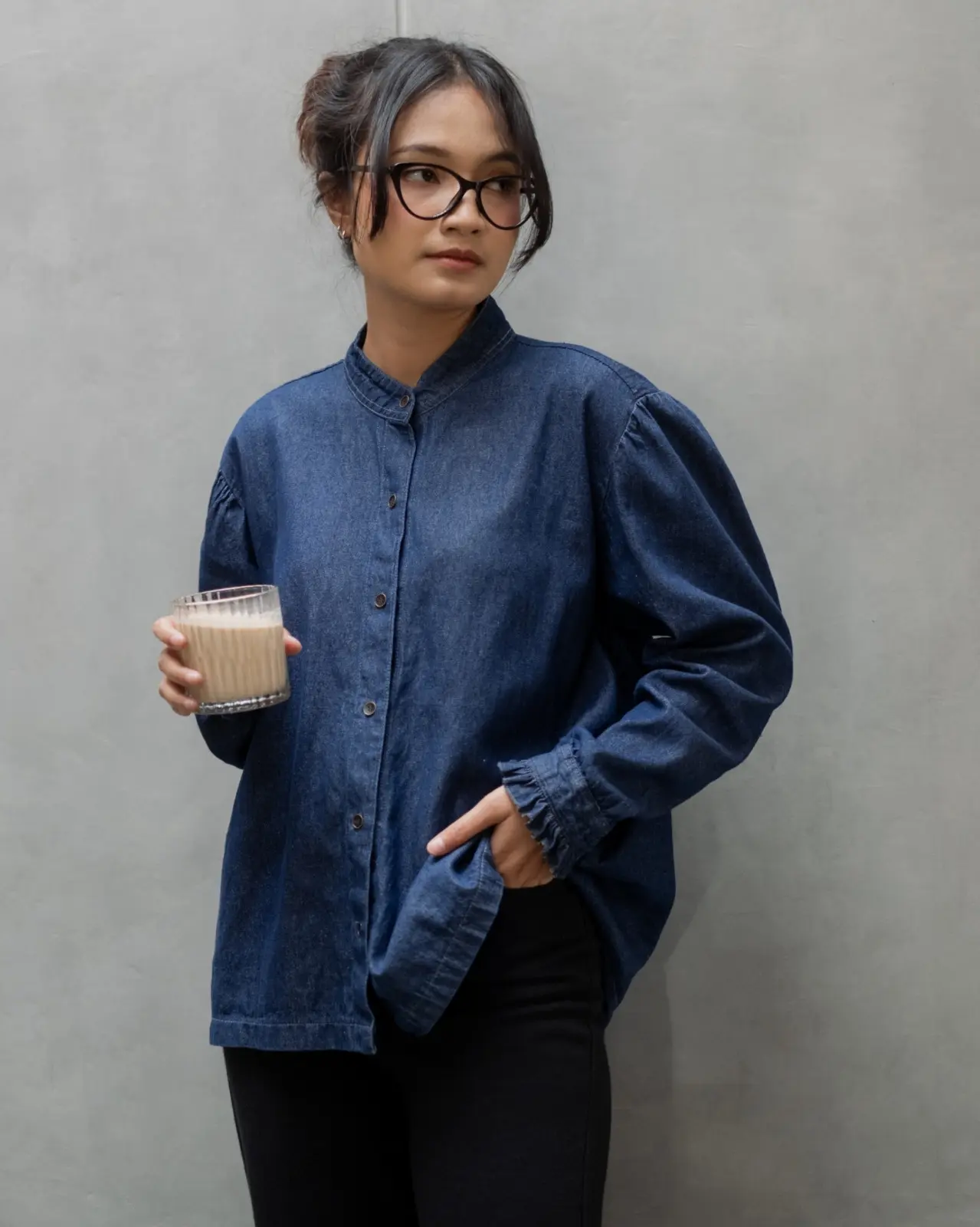 Vesna Denim Shirt Dark Blue