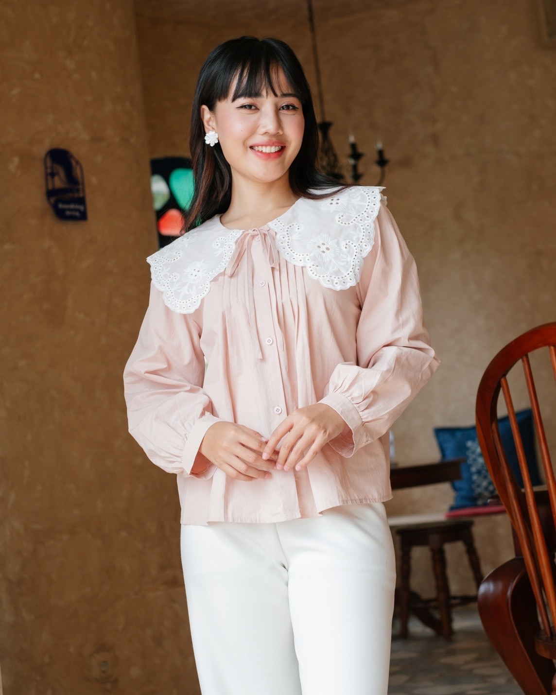 Vlorine Longsleeve Kode 239 Pink