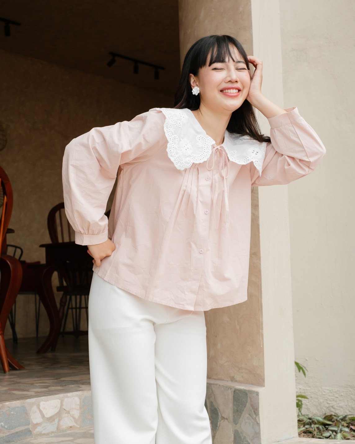 Vlorine Longsleeve Kode 239 Pink - Image 3
