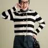 Jiana Stripe Longsleeve Kode 156 Broken White - Image 3