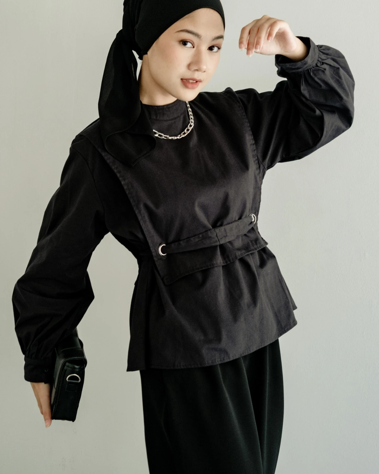 Castel Blouse Black - Image 3