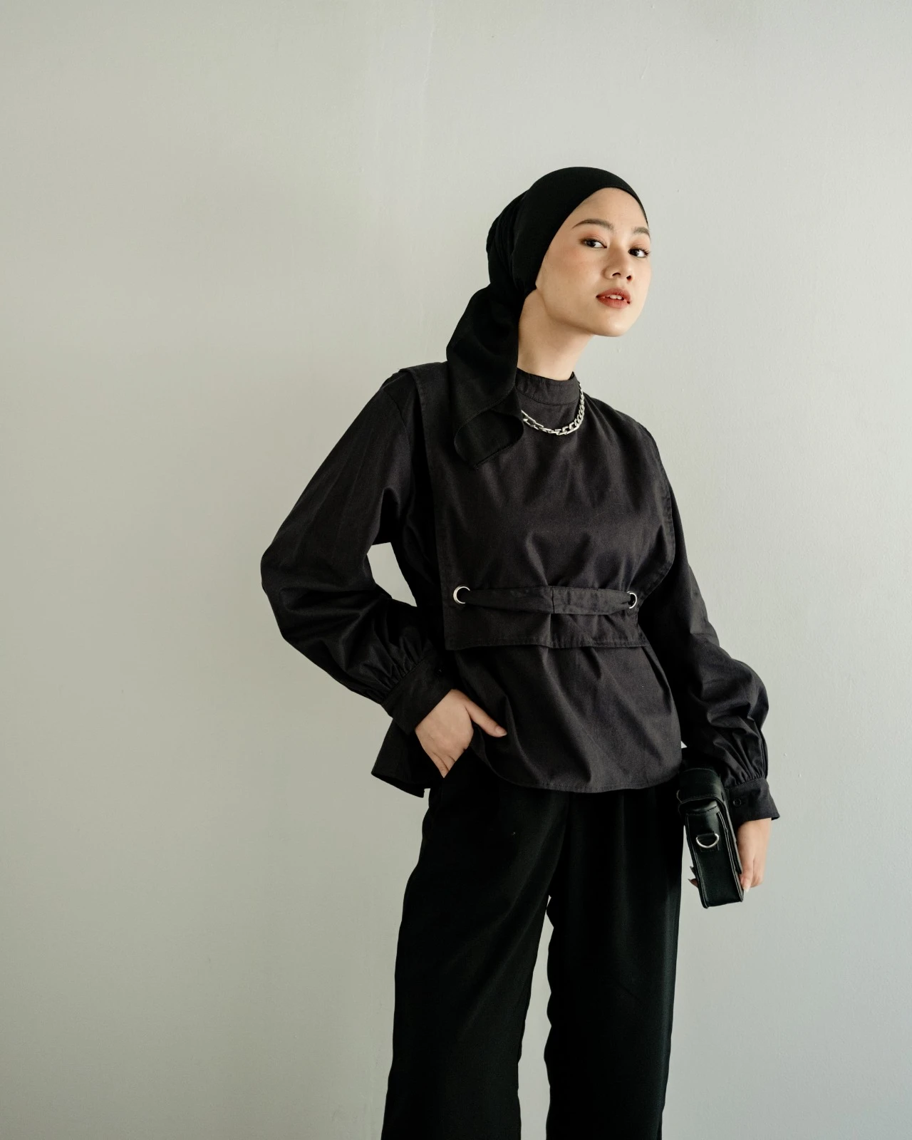 Castel Blouse Black - Image 2