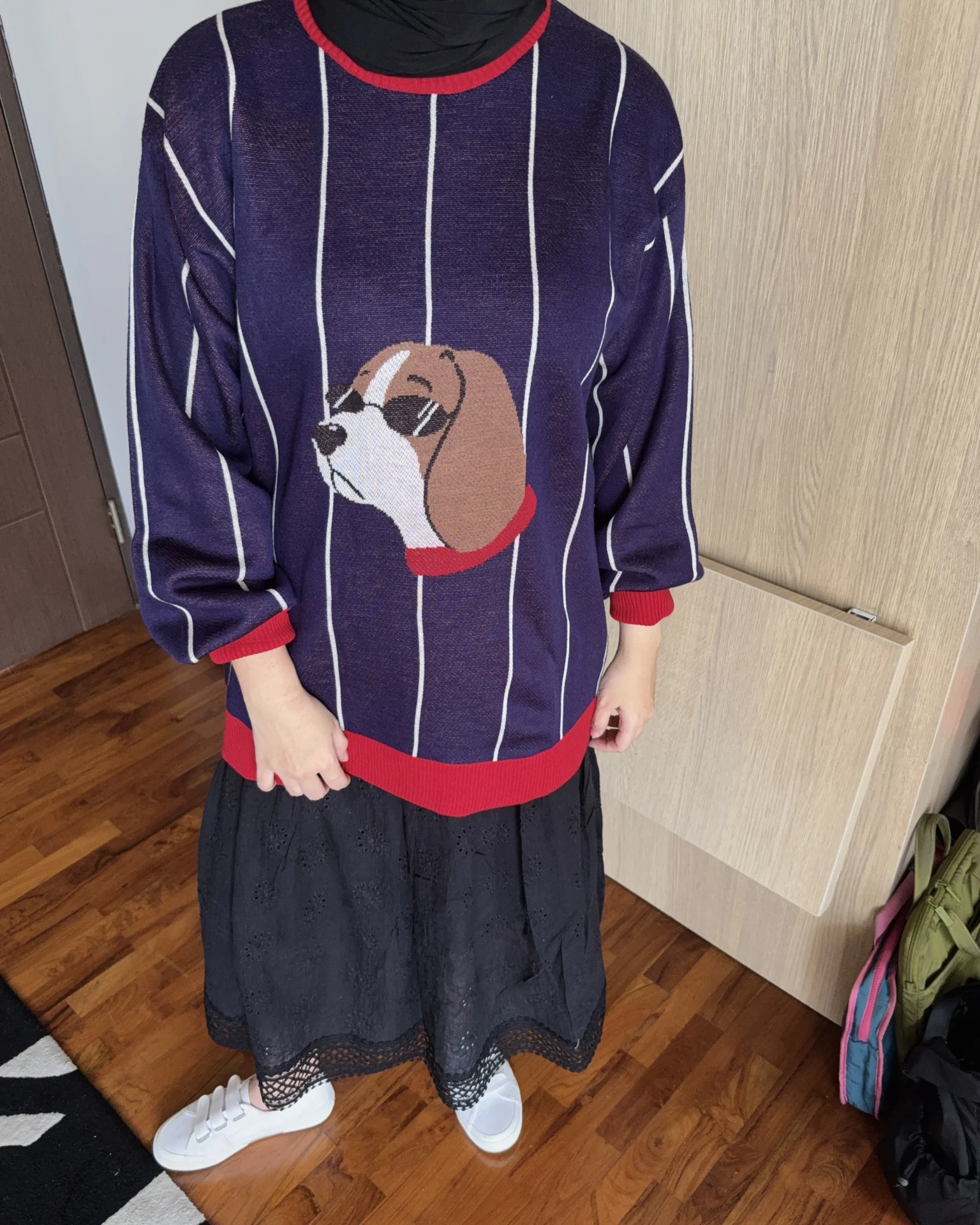 Inu Sweater Navy - Image 3