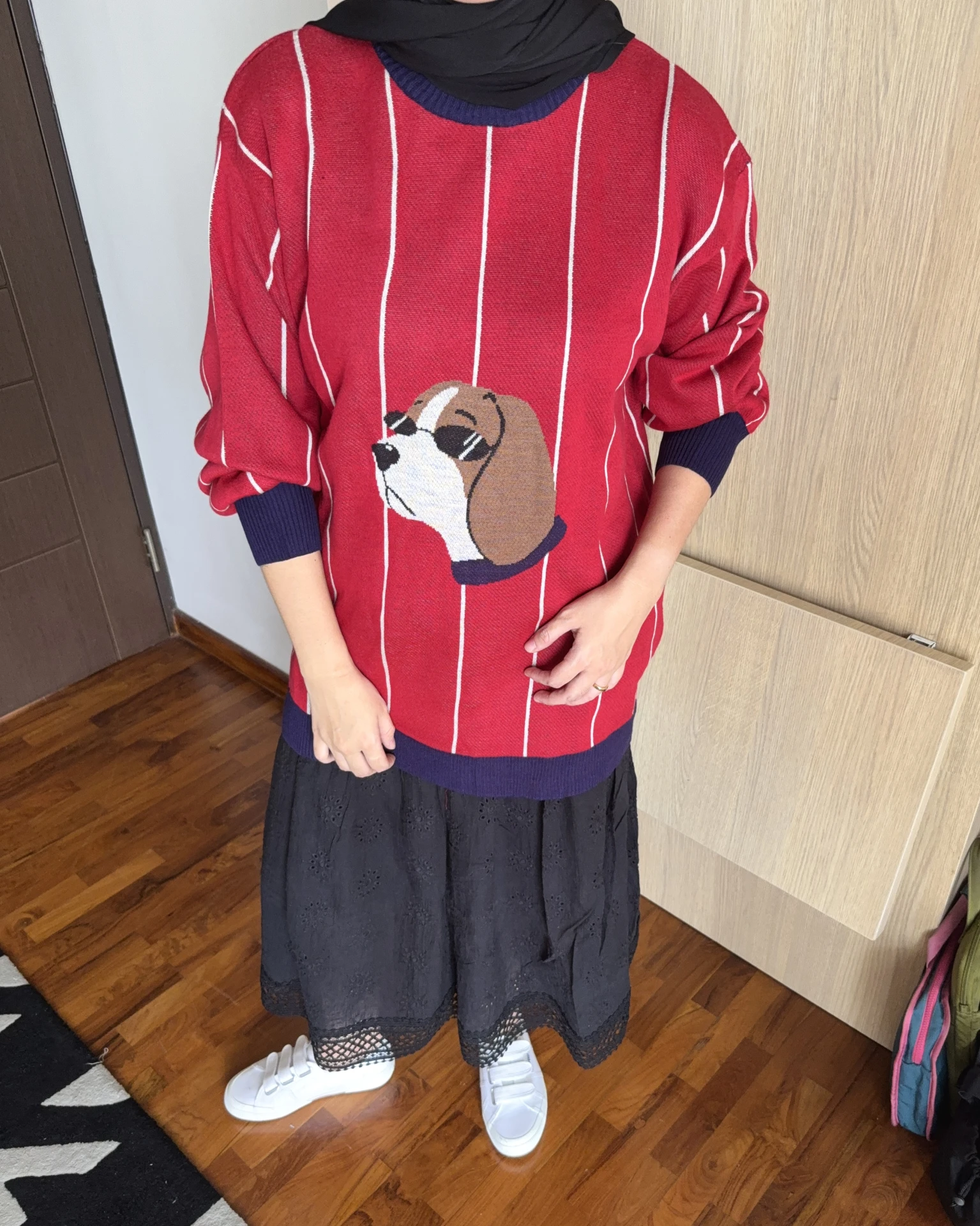 Alternative view of Inu Sweater Maroon