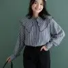 Adalyn Stripe Shirt Misty Black - Image 3