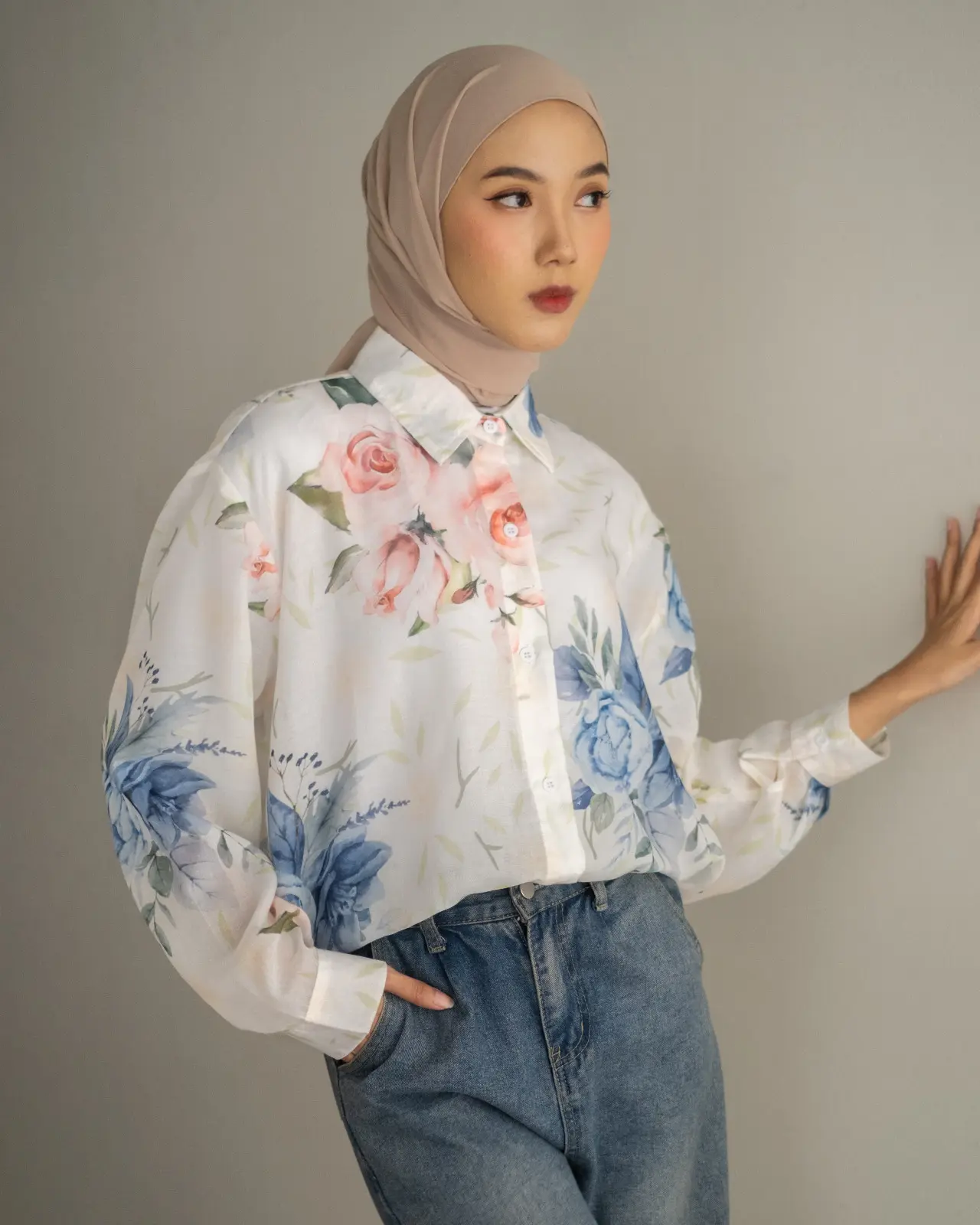 Asha Shirt Ivory - Image 2