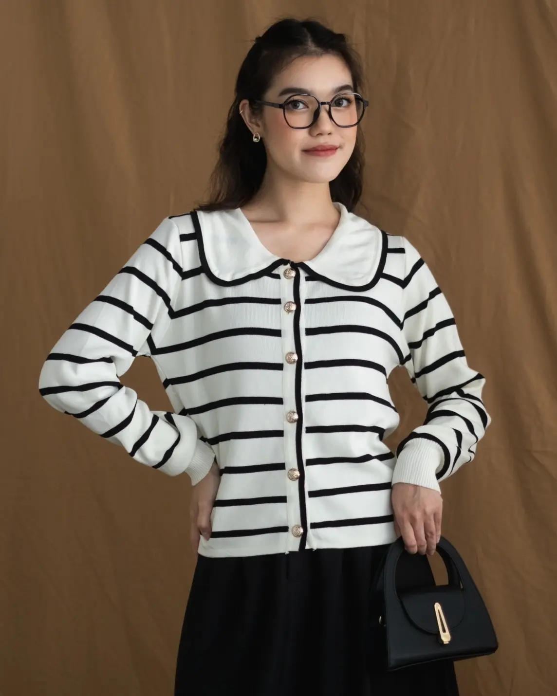 Bacia Cardigan Kode 105 Stripe