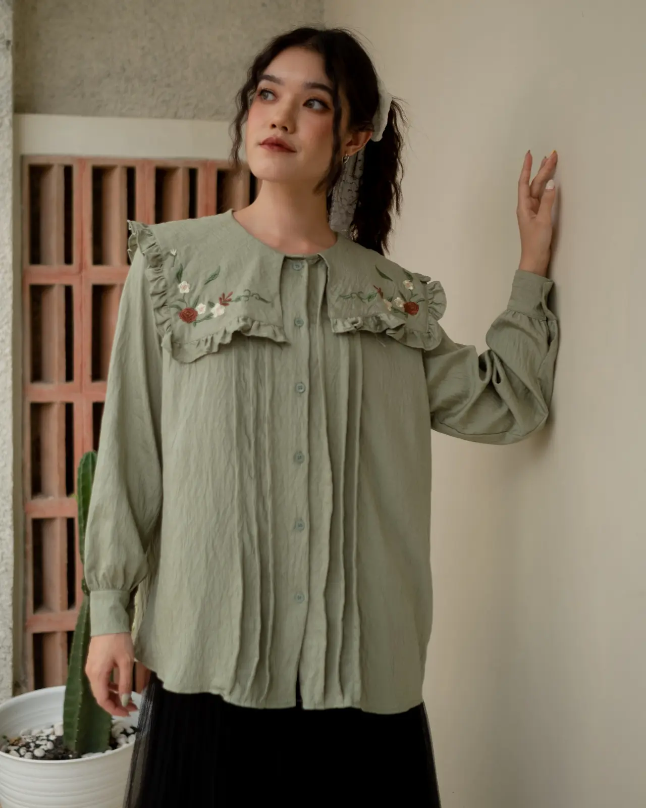 Belcia Shirt Mint - Image 3