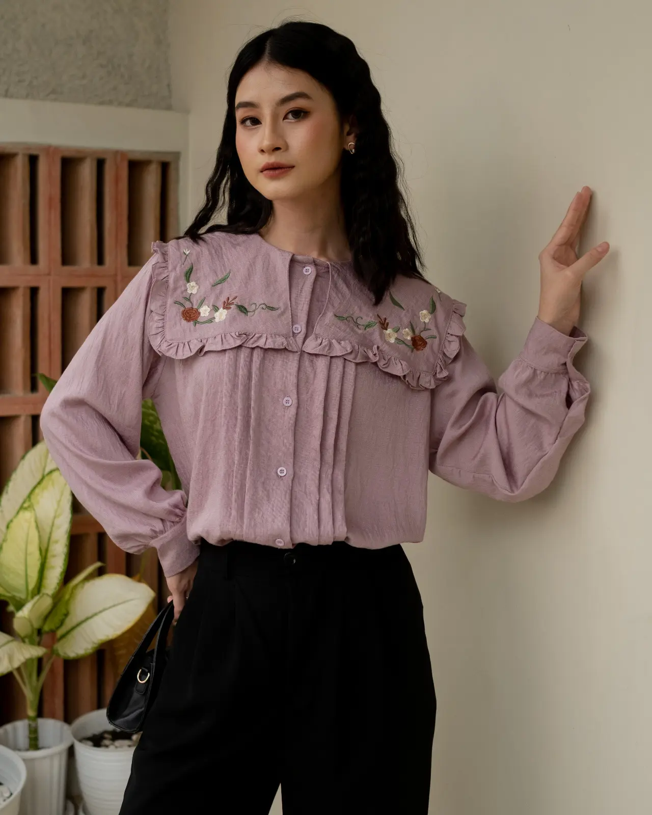 Belcia Shirt Purple