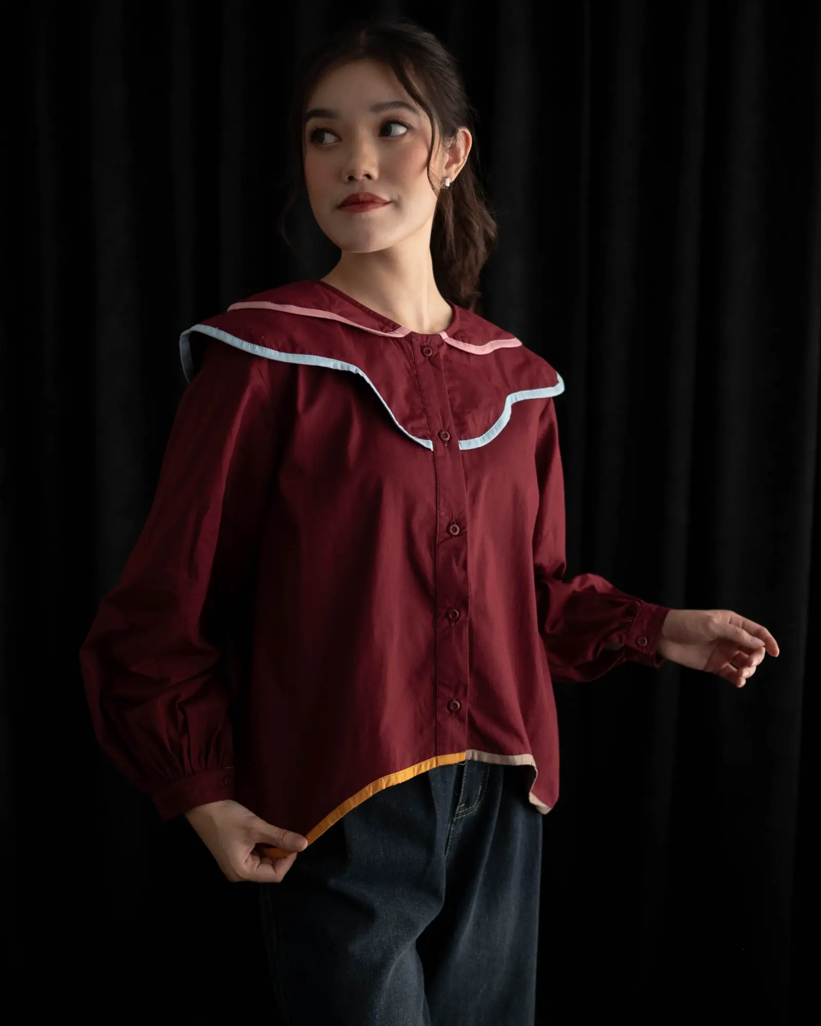 Betsy Blouse Red Cherry - Image 3