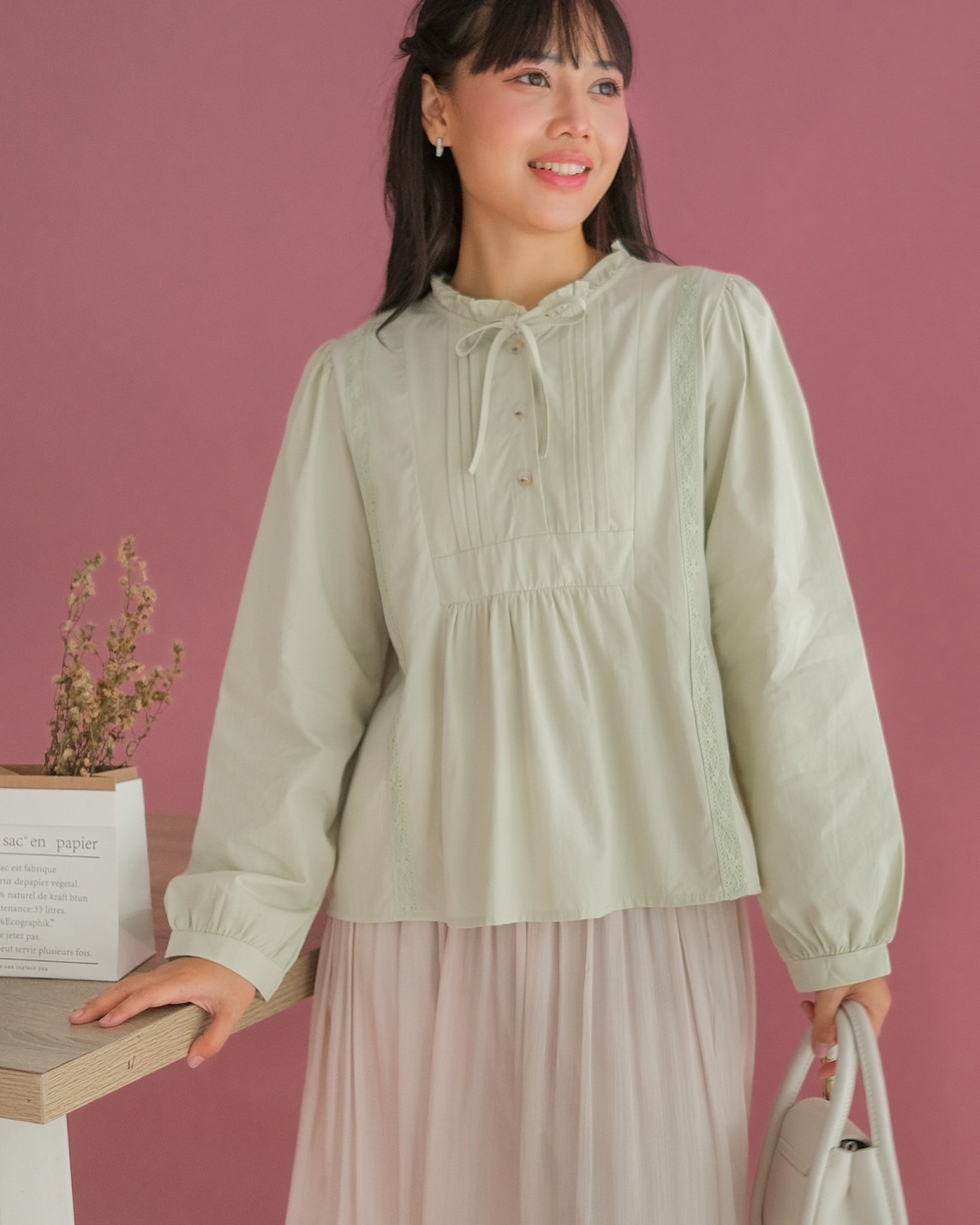 Carie Longsleeve Kode 240 Mint - Image 2