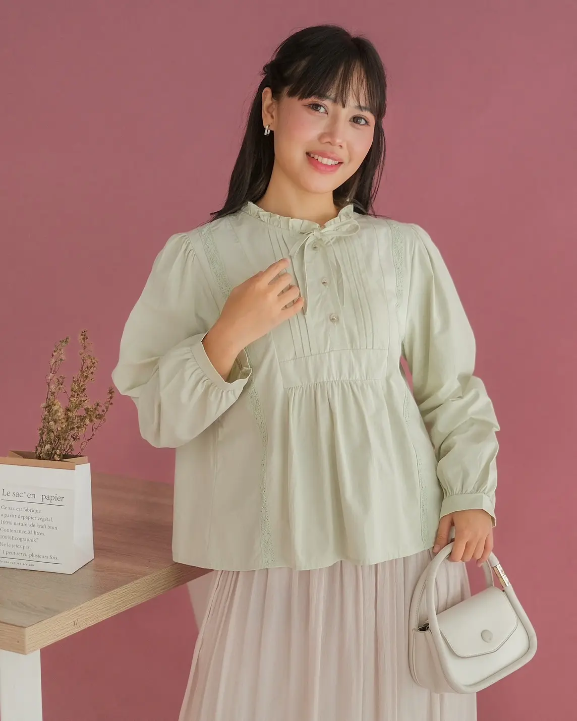 Carie Longsleeve Kode 240 Mint