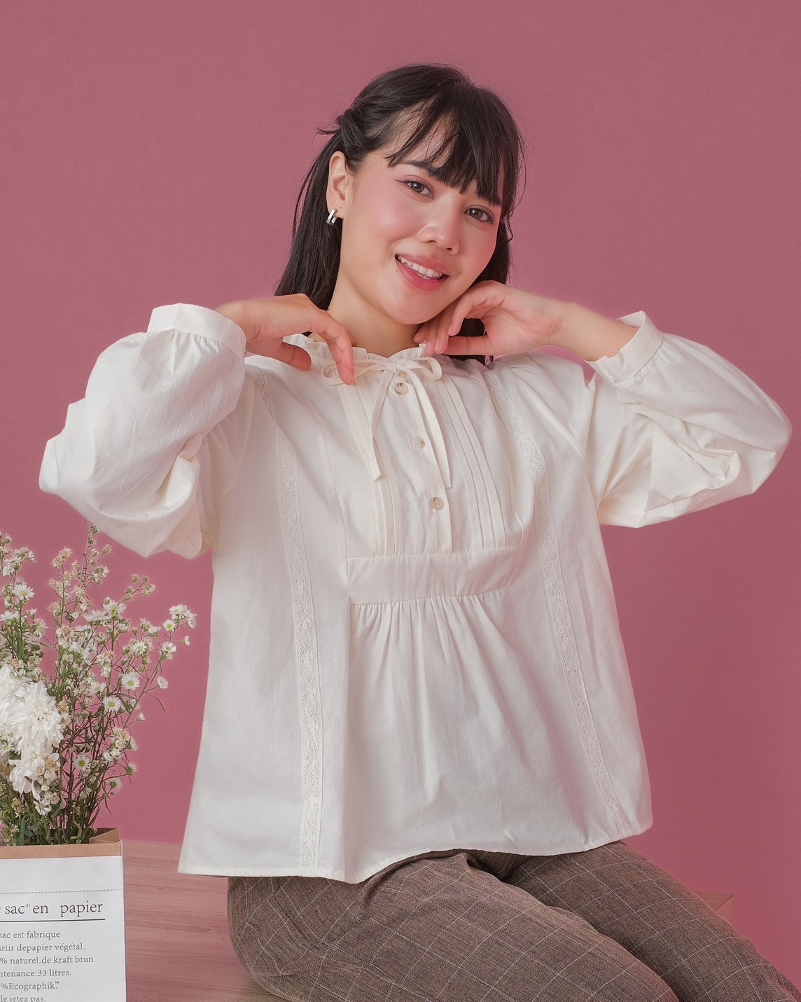 Carie Longsleeve Kode 240 Ivory