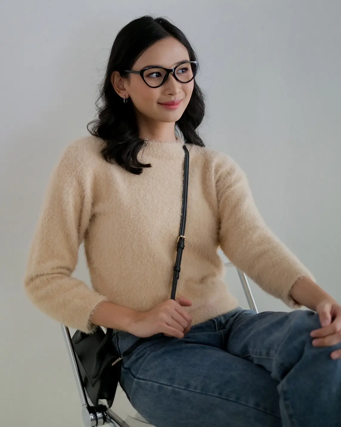 Carolia Sweater Kode 0927 Cream