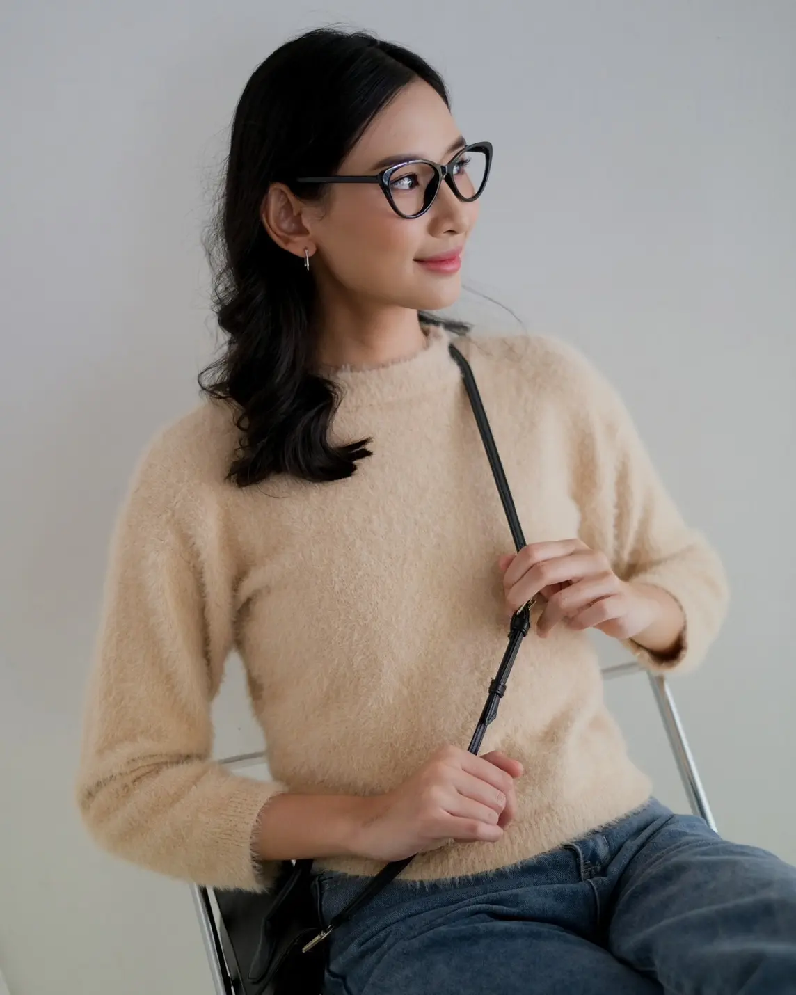 Carolia Sweater Kode 0927 Cream - Image 2